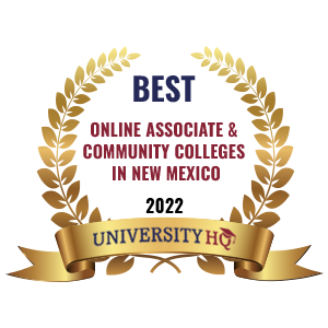 Best Online Associates & Community Colleges In New Mexico badge