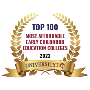 Top 100 Most Affordable Early Childhood Education
