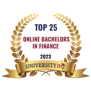 UniversityHQ's top 25 online finance BS