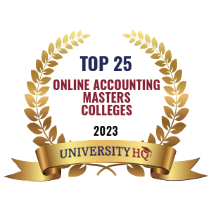 Online Master's in Accounting Schools badge
