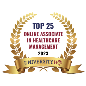 UniversityHQ's top 25 online AS healthcare mgmt