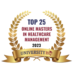 UniversityHQ's top 25 online MS healthcare mgmt