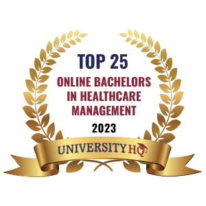 UniversityHQ's top 25 online BS healthcare mgmt